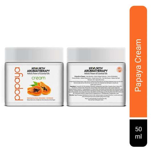 Papaya Cream, Papaya Extract & Vit B5 Enriched, Brightening, Glowing & Anti Blemish - Removes Pigmentation & Dark Spots, Nourishes & Hydrating Cream For Men/Women 18g