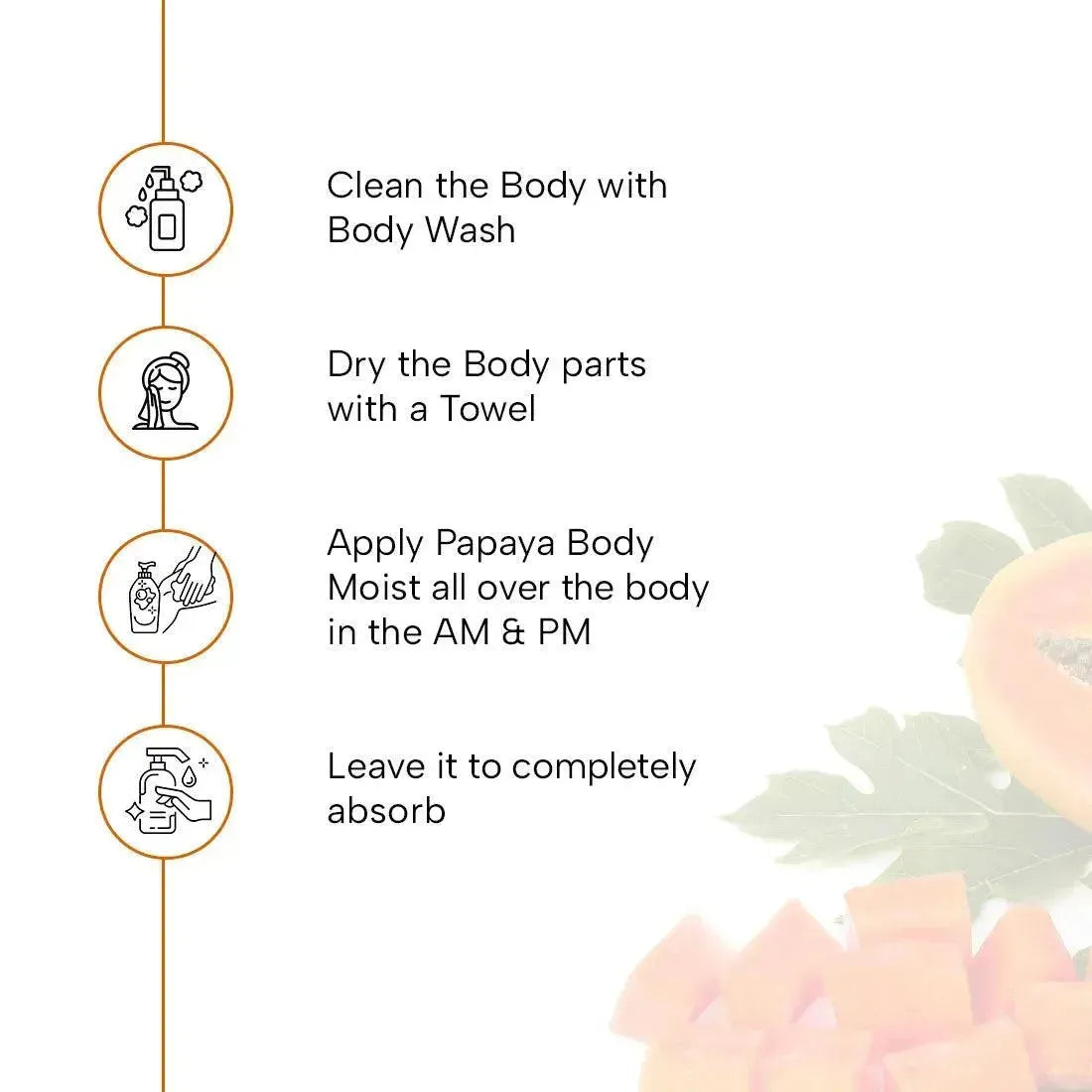Papaya Body Moist with SPF 15 24hrs Moisturization Lock Papaya Extract Enriched, Brightening, Glowing & Anti Blemish - Removes Pigmentation & Dull Skin 200ml 400ml