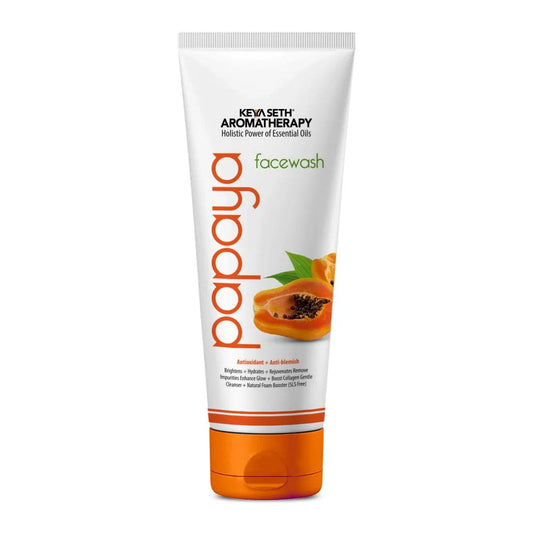 Papaya Facewash, Papaya Extract & Vit E Enriched, Mild Foaming SLS Free Gentle Cleanser, Brightening & Anti Blemish, Removes Pigmentation for Men/Women 100g