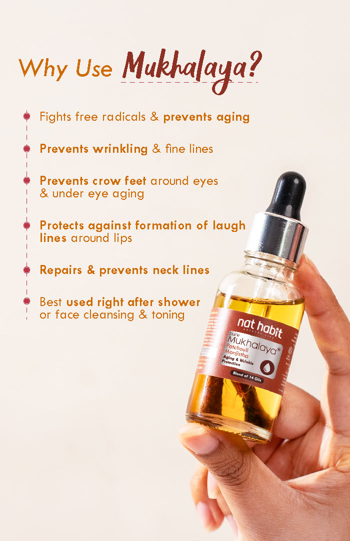 Pure Patchouli Manjistha Mukhalaya Face Oil 30ml