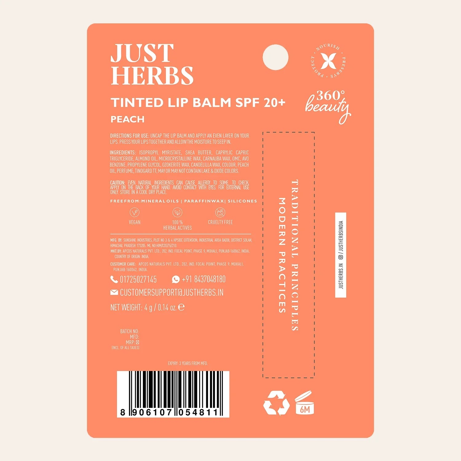 Tinted Lip Balms SPF 20+