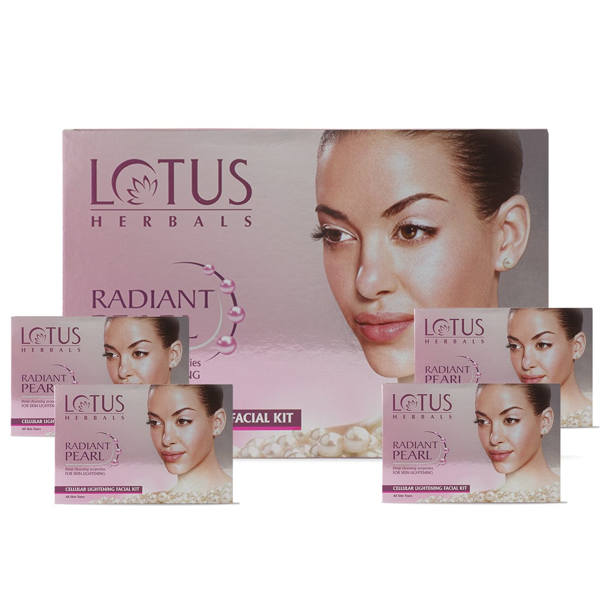 Radiant Pearl Cellular Lightening Salon Grade 4 Facial Kit 4N*37g