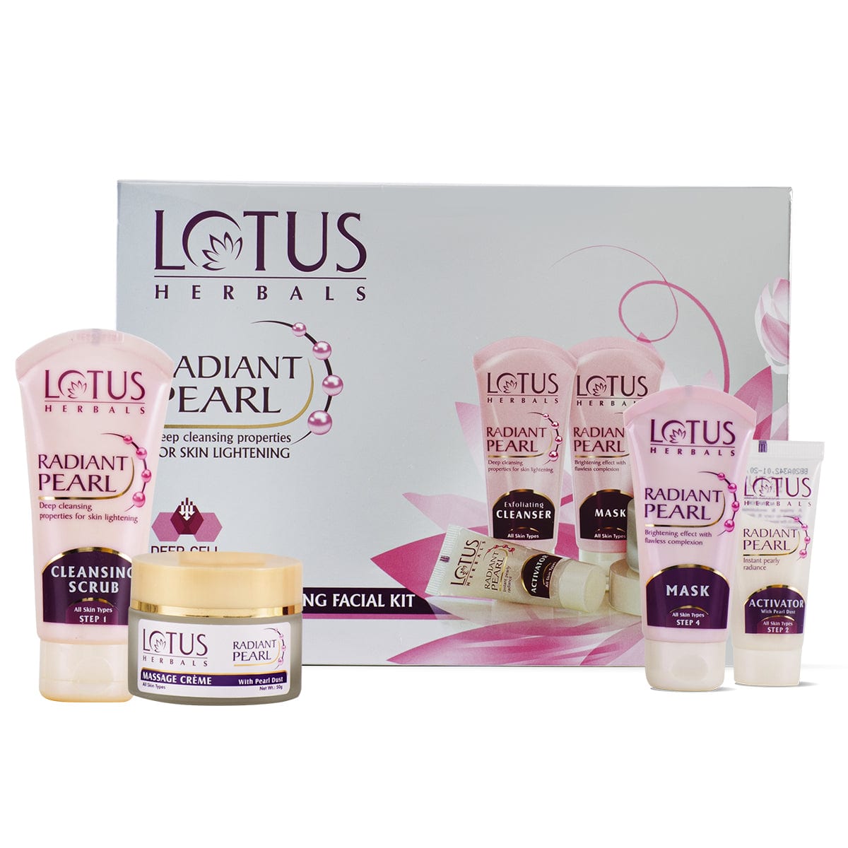 Radiant Pearl Cellular Lightening Salon Grade Facial Kit 170g