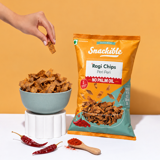 【Snackible】 Peri Peri Ragi Chips｜ペリペリ ラギチップス｜57g