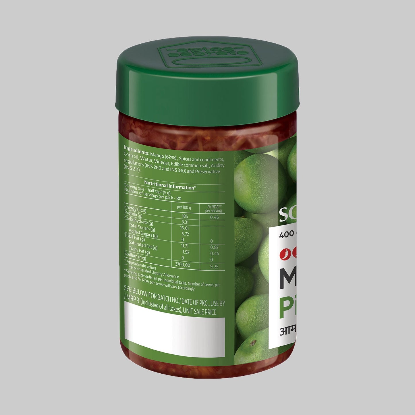 Society Spicy Mango Pickle Jar 200 g