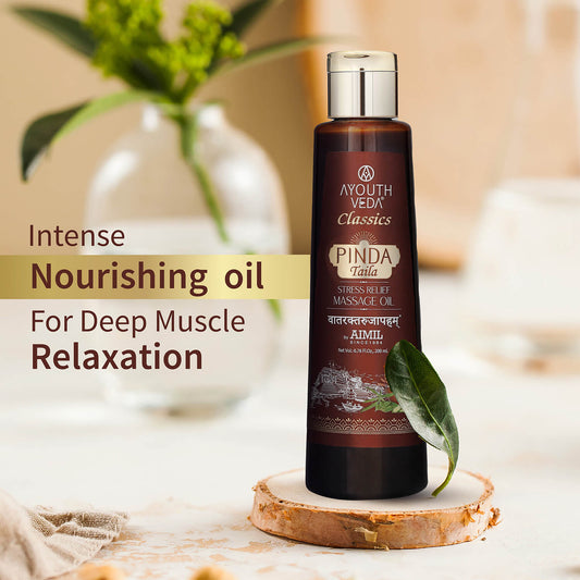 Pinda Taila for stress relief body massage 200ml 200ml