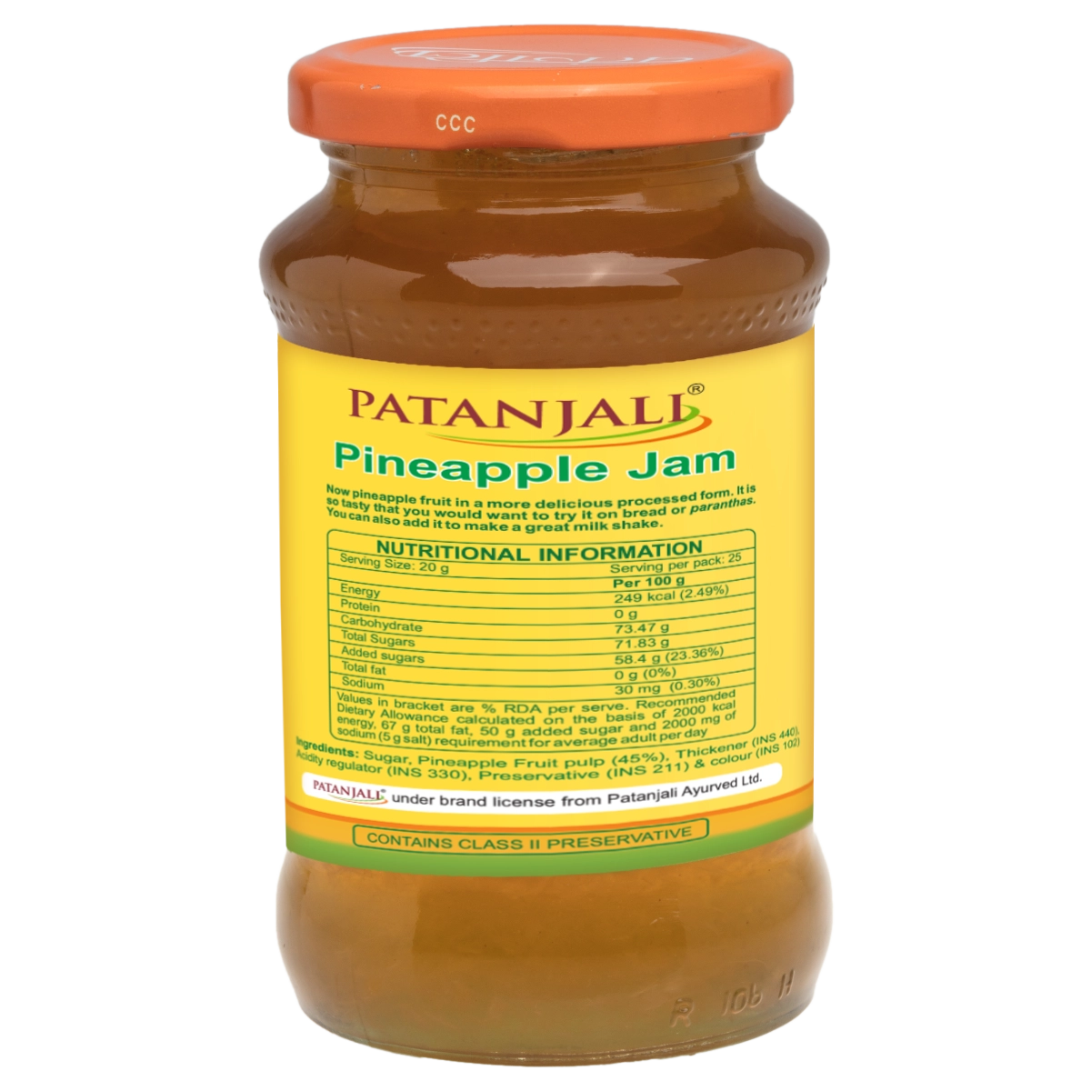 Patanjali Pineapple Jam (500 g)