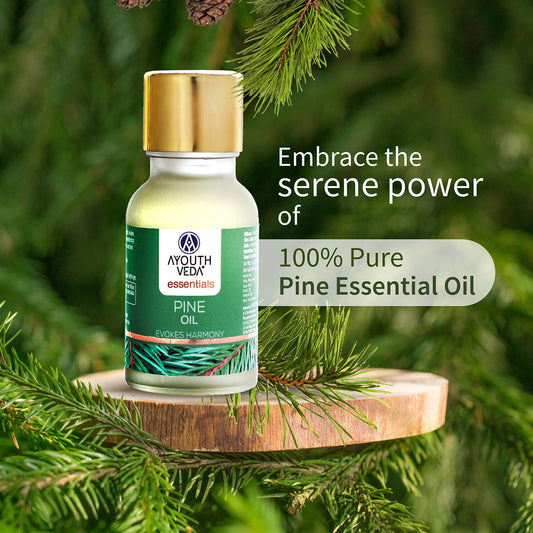 100% Pure Pine Essential Oil | Therapeutic-Grade Forest-Fresh Aroma | Refreshes Mind, Eases Fatigue & Uplifts Senses | Ideal for Diffusion & Aromatherapy | 15 ml 15ml
