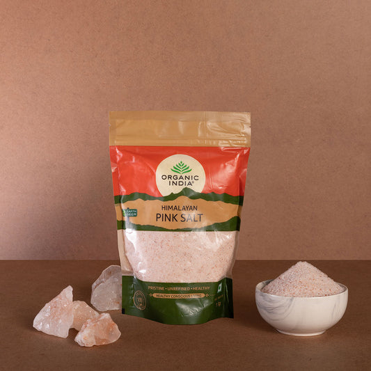 【Organic India】 Pink Rock Salt｜ピンクロックソルト｜1 Kg Pack