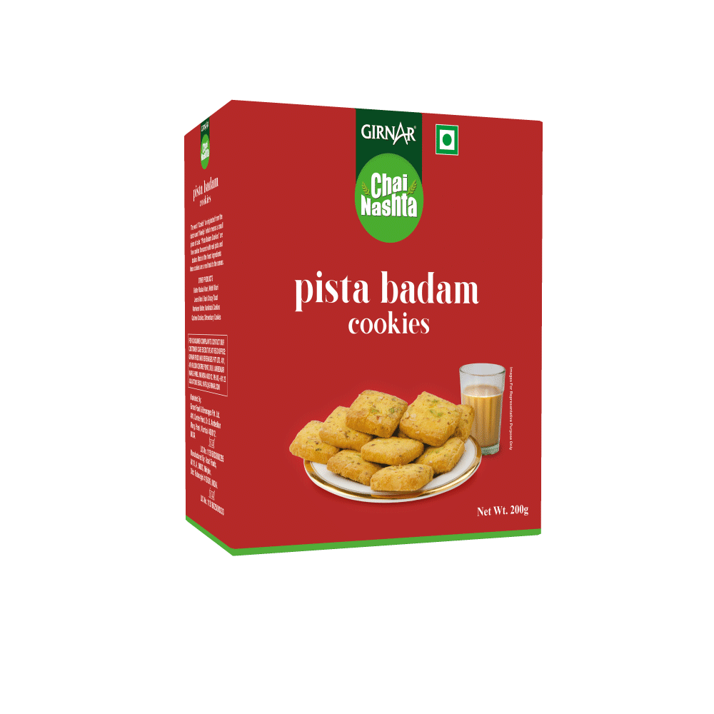 Chai Nashta - Pista Badam Cookies 200g