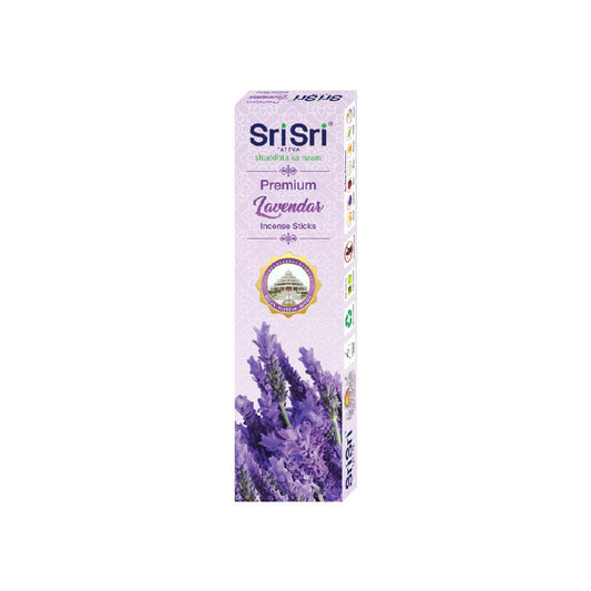 【Sri Sri Tattva】 Premium Lavender Incense Sticks for Pooja｜ プージャ用 プレミアム ラベンダー お香スティック｜ 100g