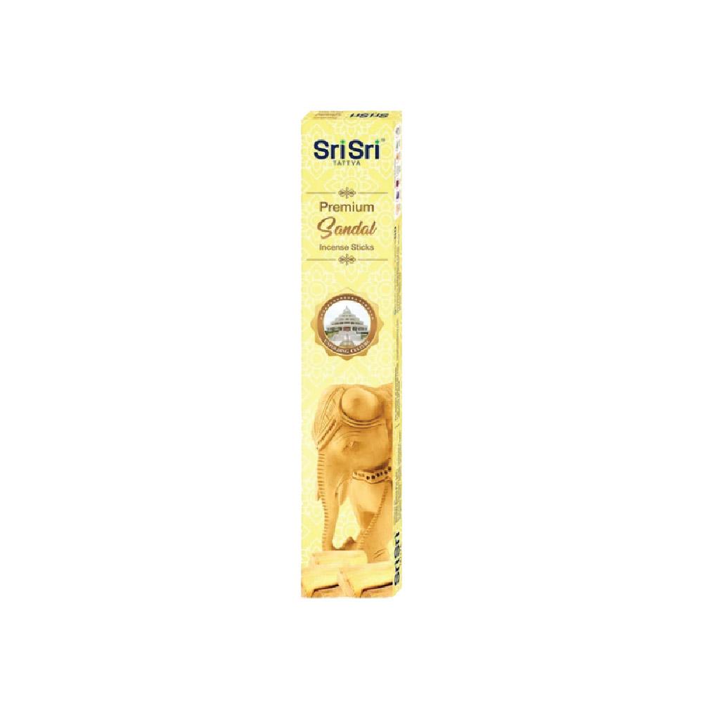 【Sri Sri Tattva】 Premium Sandal Incense Sticks for Pooja｜ プージャ用 プレミアム サンダル香（お香スティック）｜ 20g