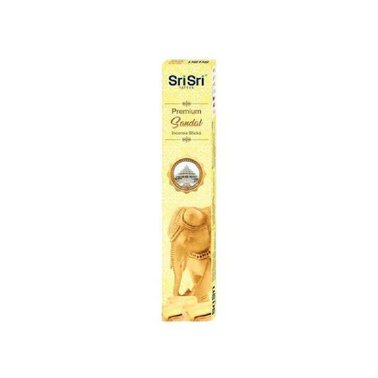 【Sri Sri Tattva】 Premium Sandal Incense Sticks for Pooja｜ プージャ用 プレミアム サンダル香（お香スティック）｜ 20g