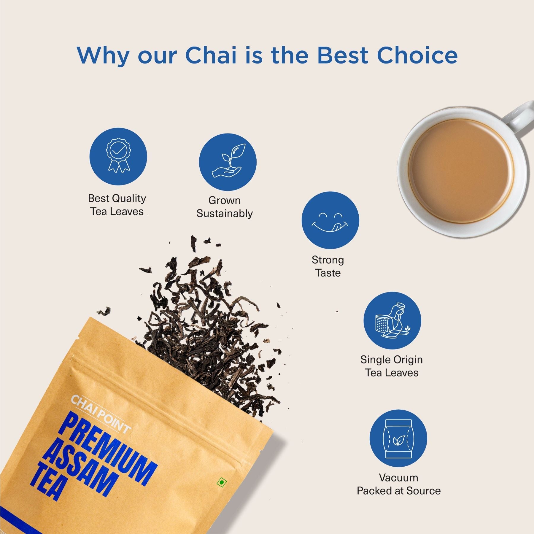 Premium Assam Loose Leaf Tea – 200g 200g