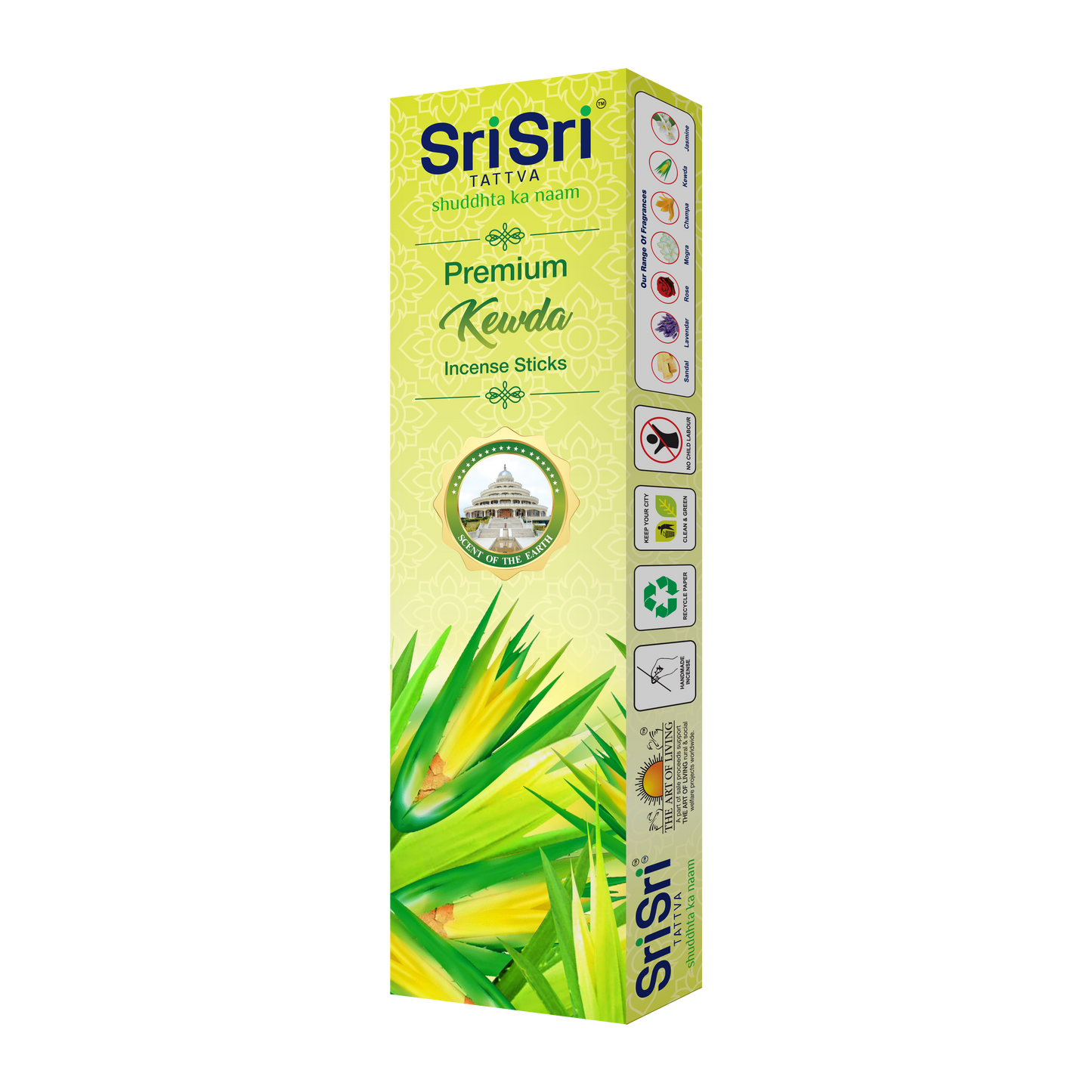 Premium Kewda Incense Sticks For Pooja | 55 Agarbatti Sticks | Fragrances – Natural Kewda | 100 g 100g