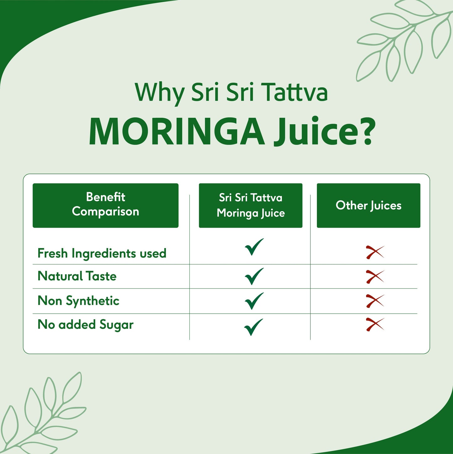 Moringa Juice - Powerhouse Of Nutrients | Superfood, Rich In Vitamin A,C,B, Calcium, Iron And Antioxidants, Blood Purifier | 1 L 1L