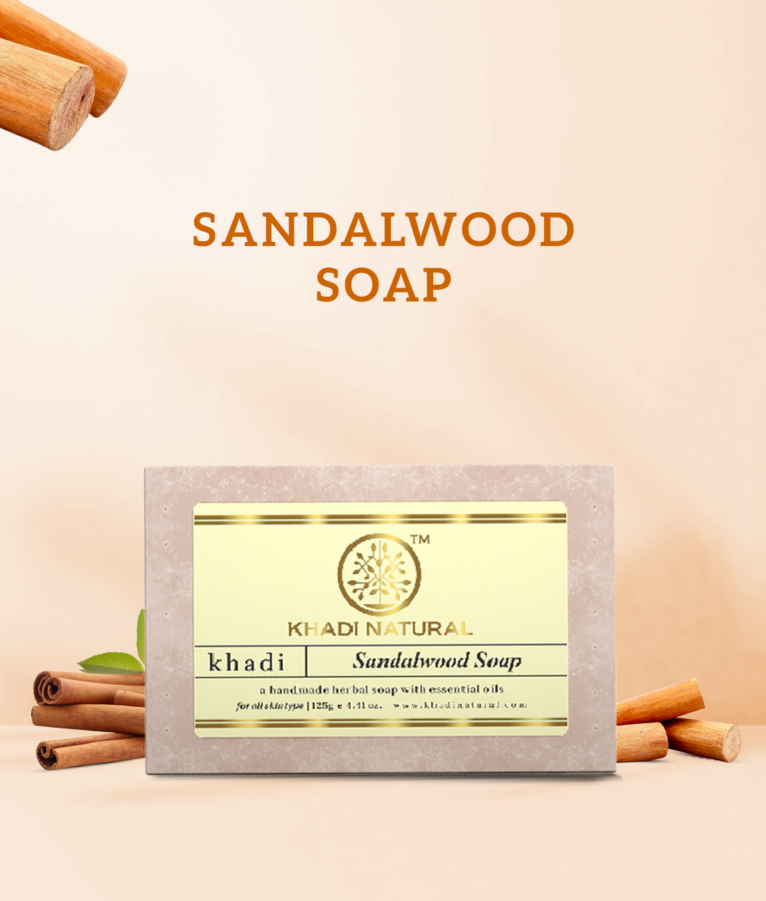 Herbal Sandalwood Soap 125gm