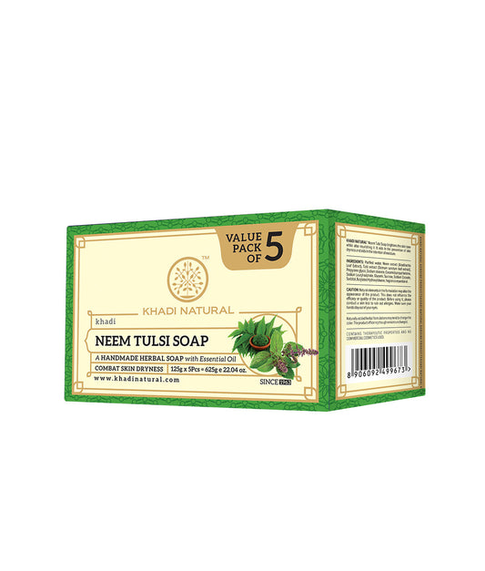 Herbal Neem Tulsi Soap Combo Pack Of 5 125gm Each