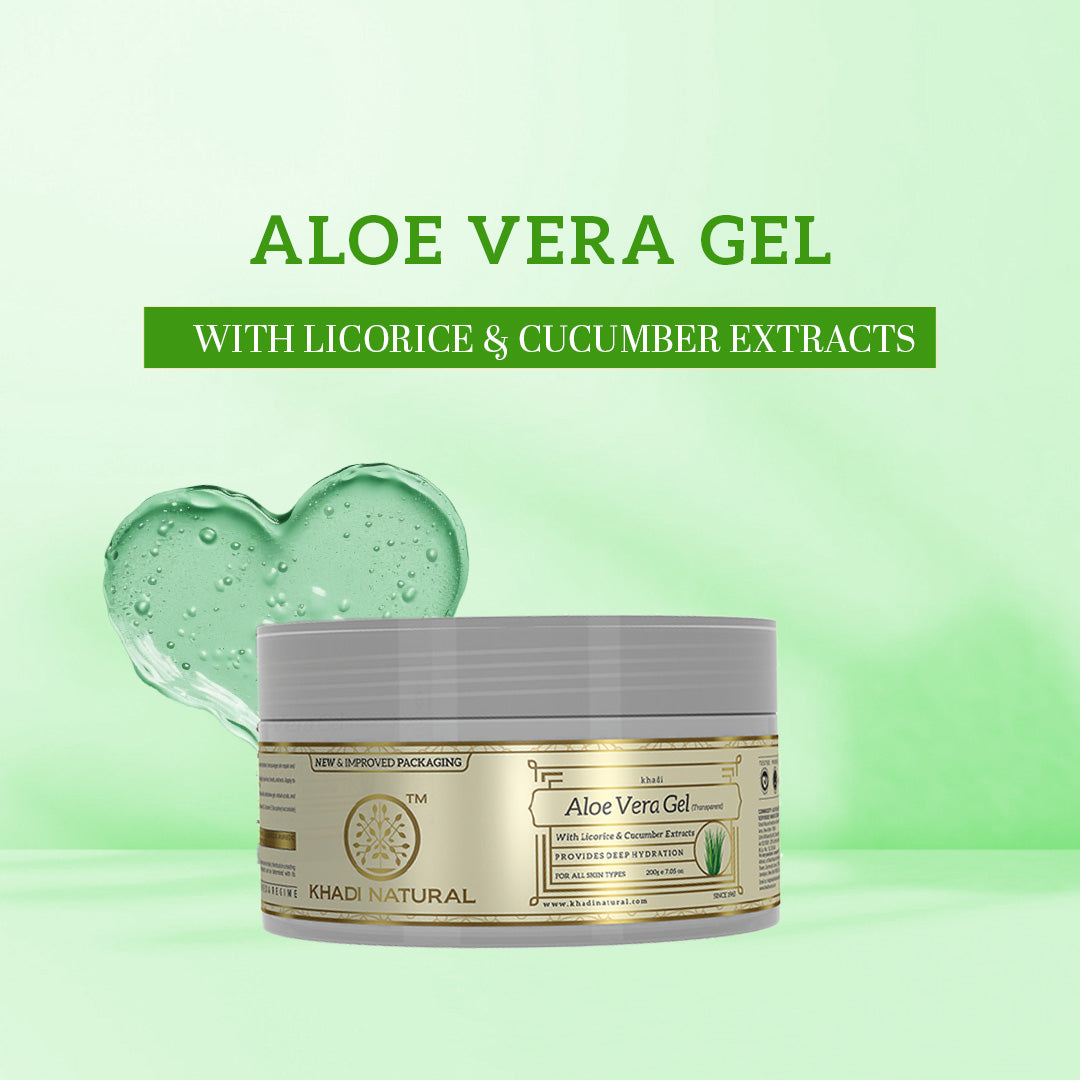 Aloe Vera Transparent Gel Combo Pack of 2 200gm Each