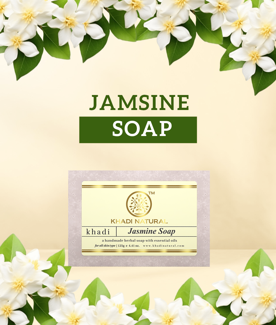 Herbal Jasmine Soap 125gm
