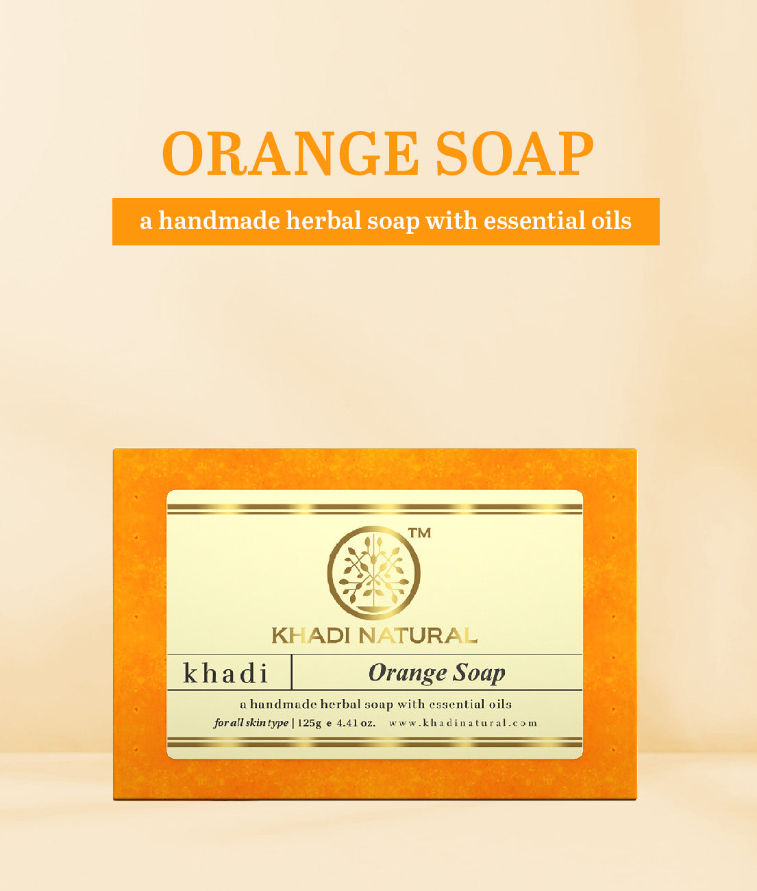 Orange Soap 125gm 1