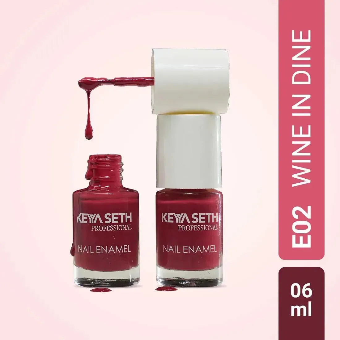 Wine N Dine Long Wear Nail Enamel Enriched with Vitamin E & Argan oil 100g