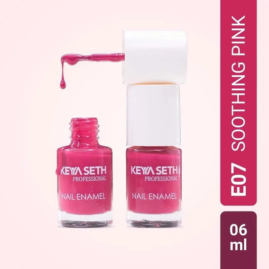 Soothing Pink Long Wear Nail Enamel Enriched with Vitamin E & Argan oil 100g
