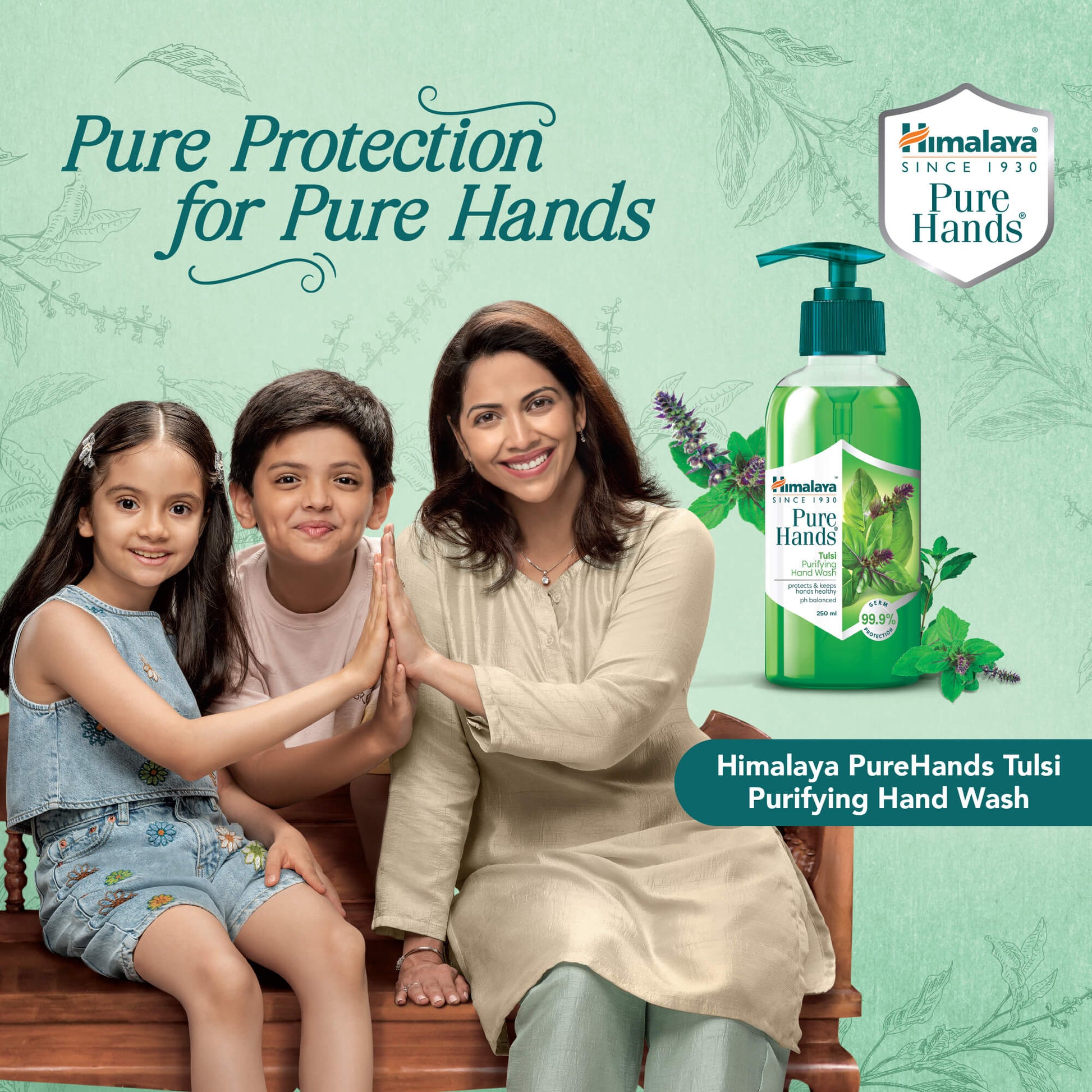 Himalaya Pure Hands Tulsi Purifying Hand Wash 250ml