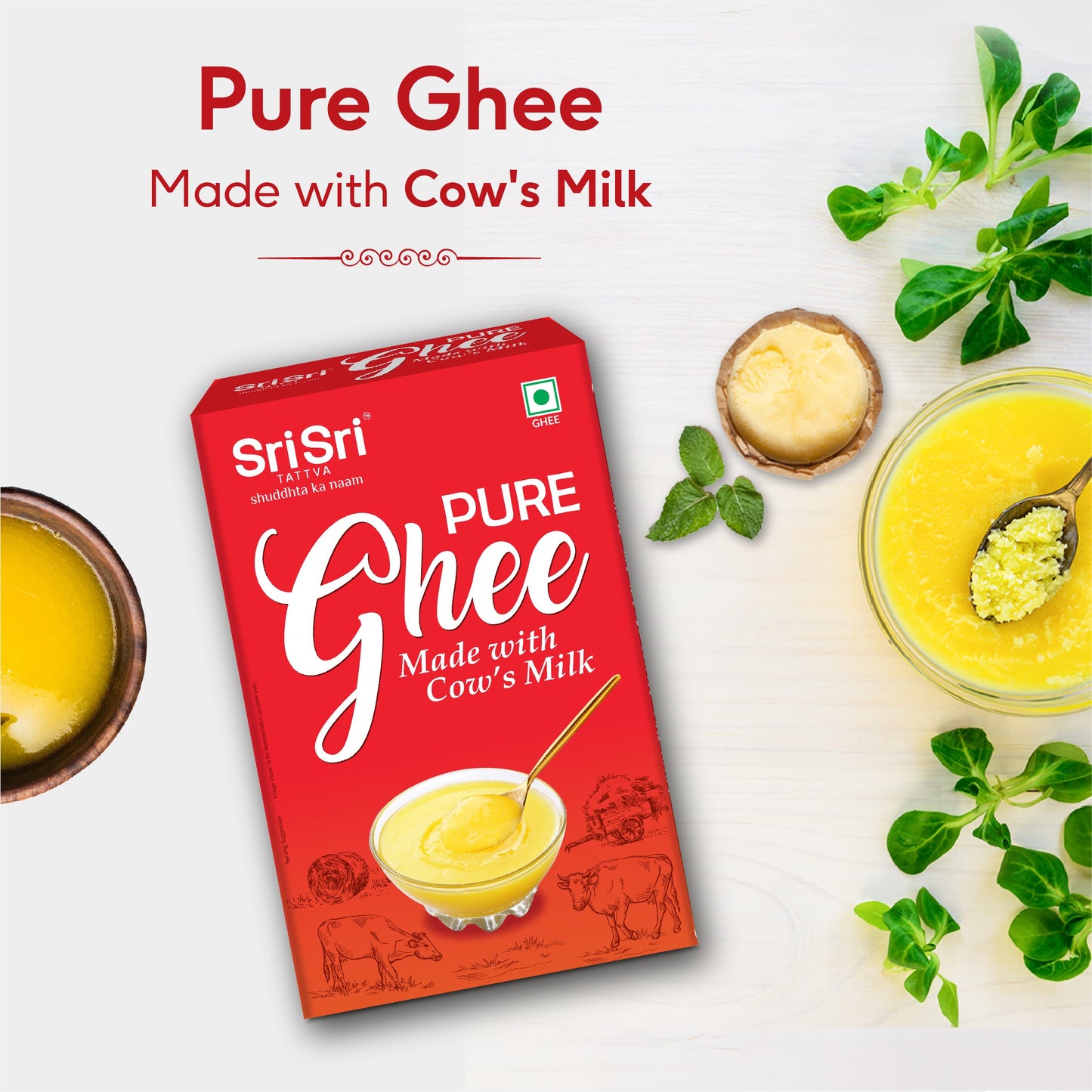 Pure Ghee 1 L | Made with Cow's Milk 1L