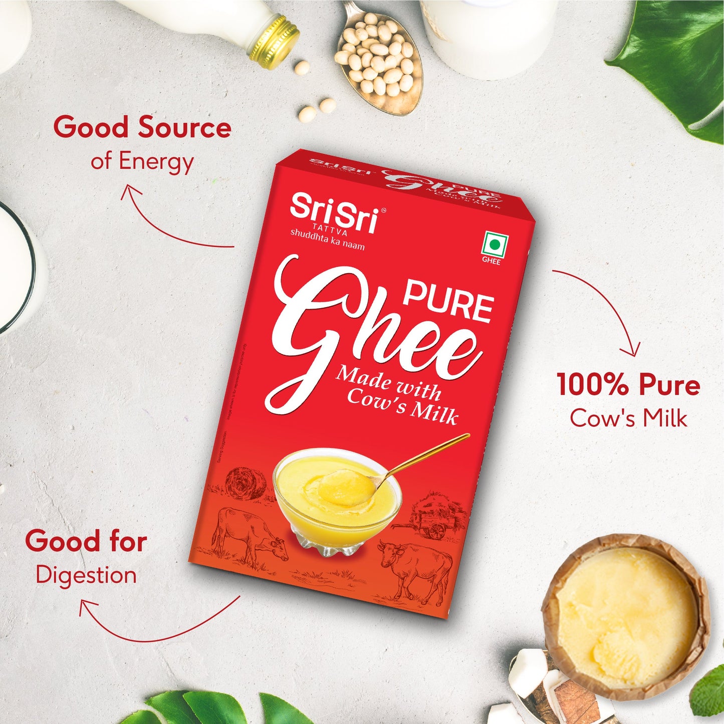 Pure Ghee 1 L | Made with Cow's Milk 1L