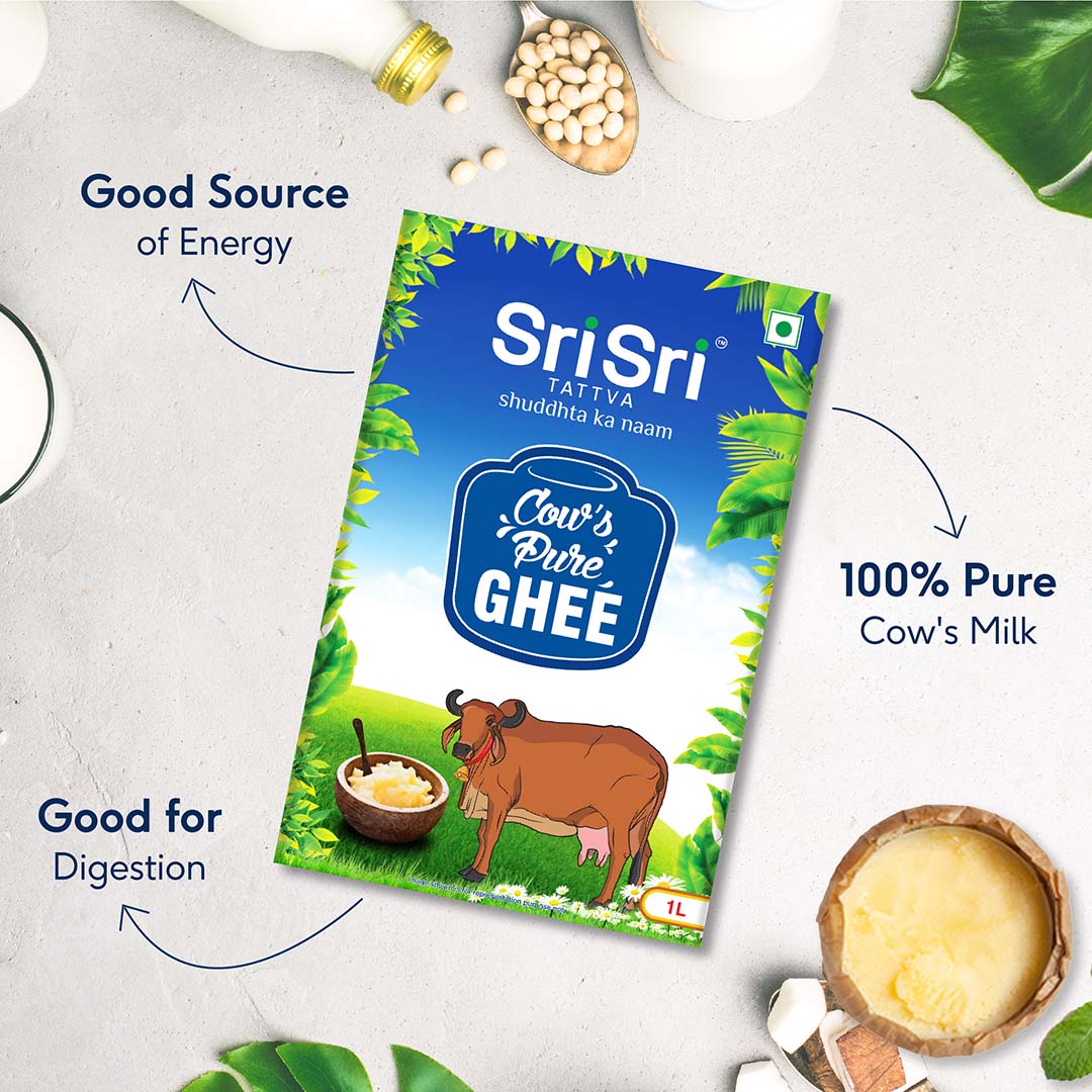 Cow's Pure Ghee, 1 L | Tetra Pack 1L