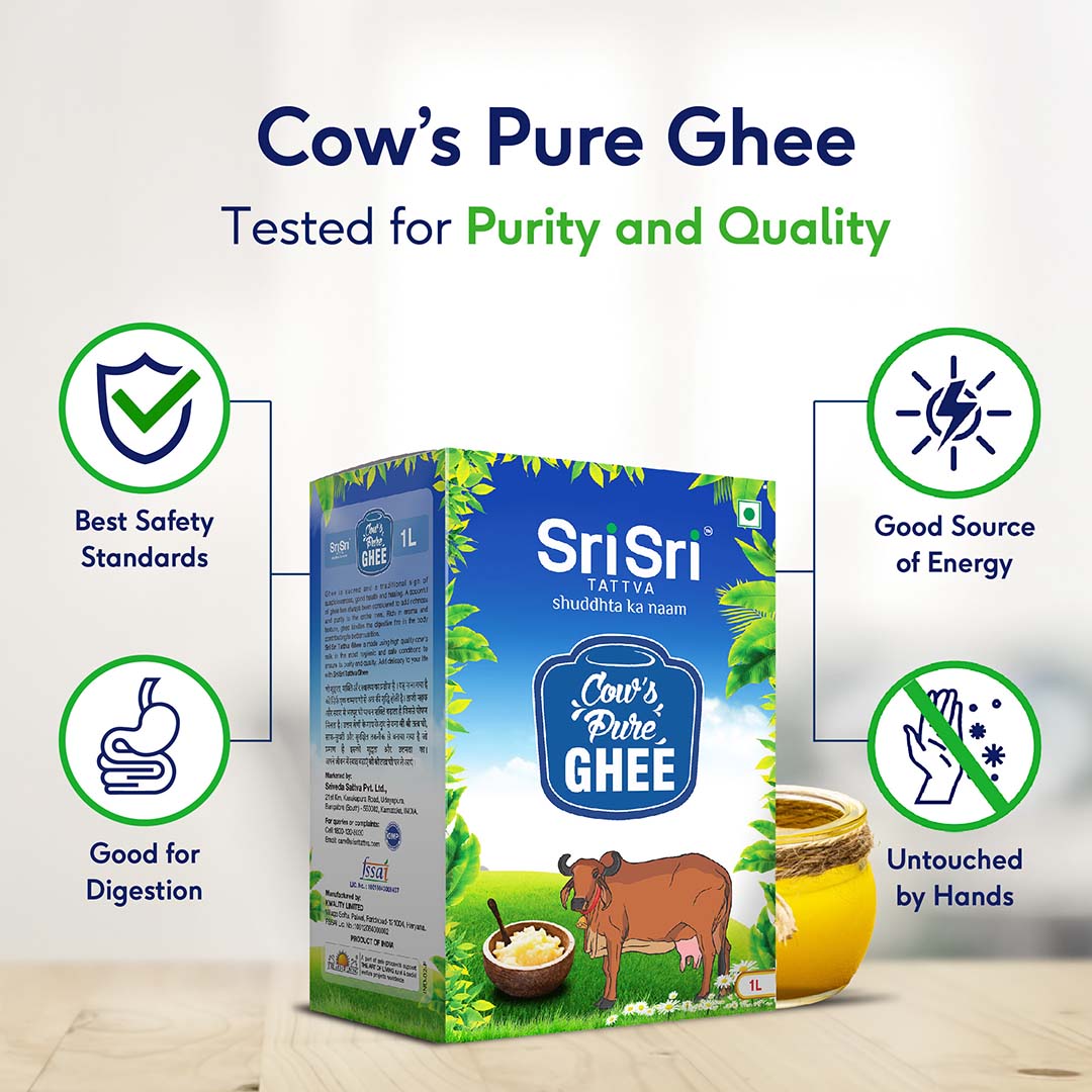 Cow's Pure Ghee, 1 L | Tetra Pack 1L