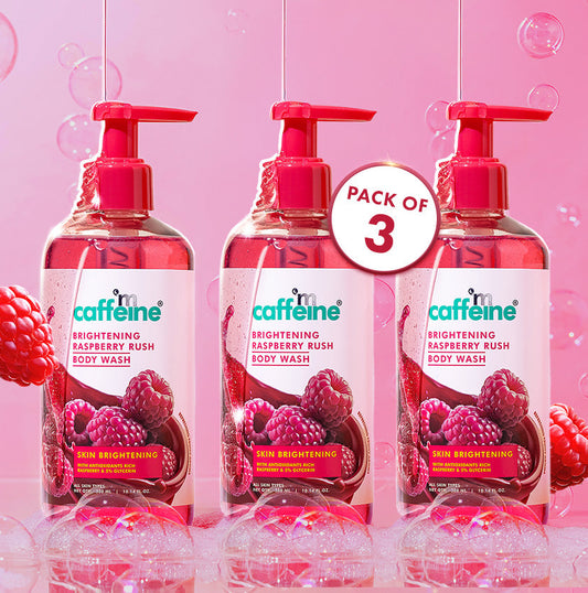 Brightening Raspberry Body Wash | 300 ml | Pack of 3