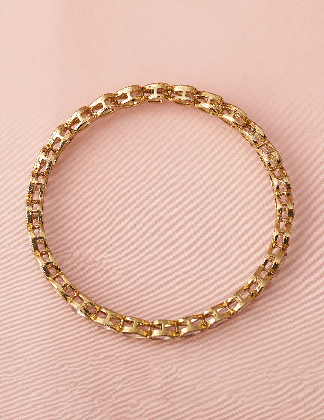 Eternal Royal Kundan Glow Bangles 2.10 - Extra Large
