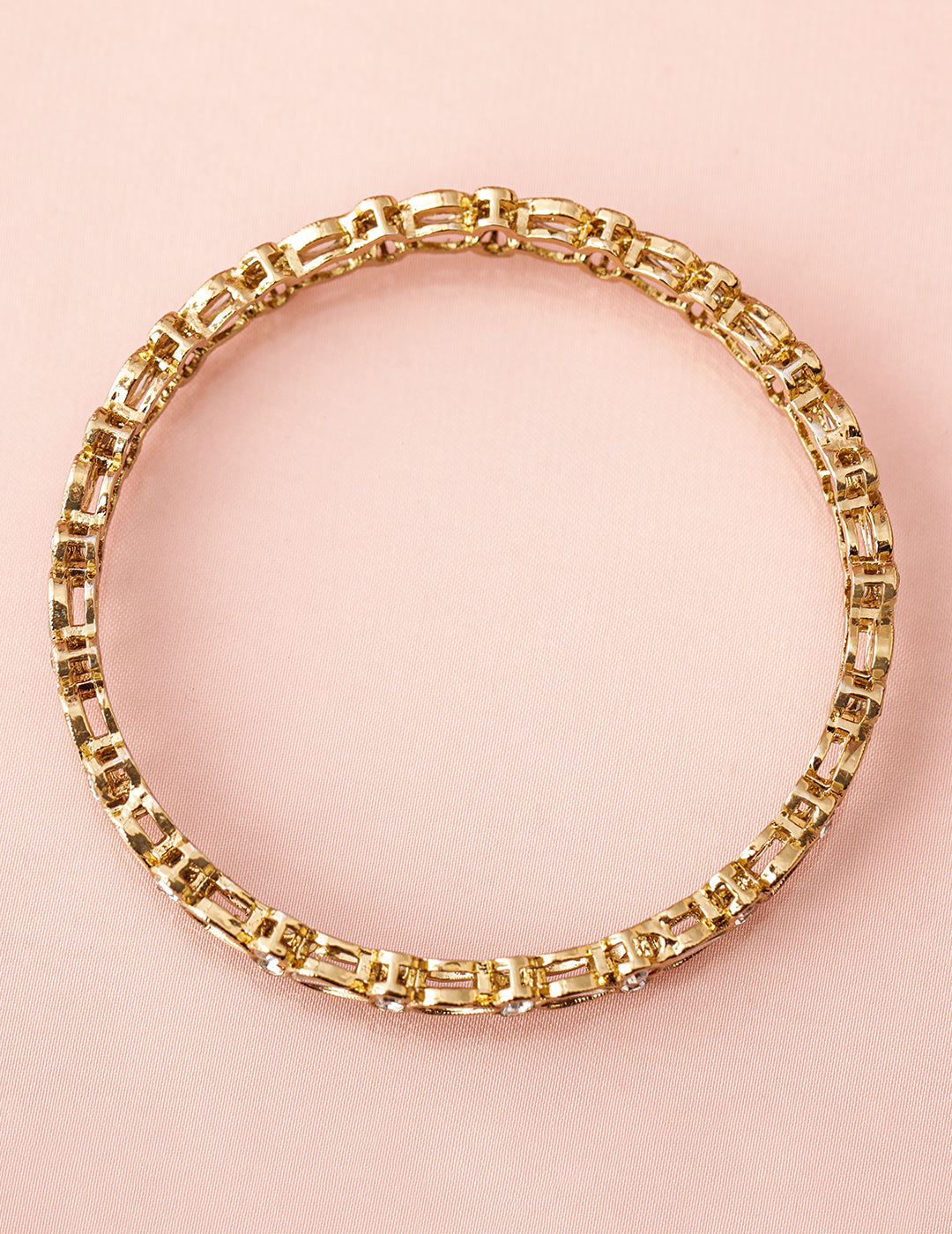 Ivory Elegance White Kundan Bangles 2.6 - Medium