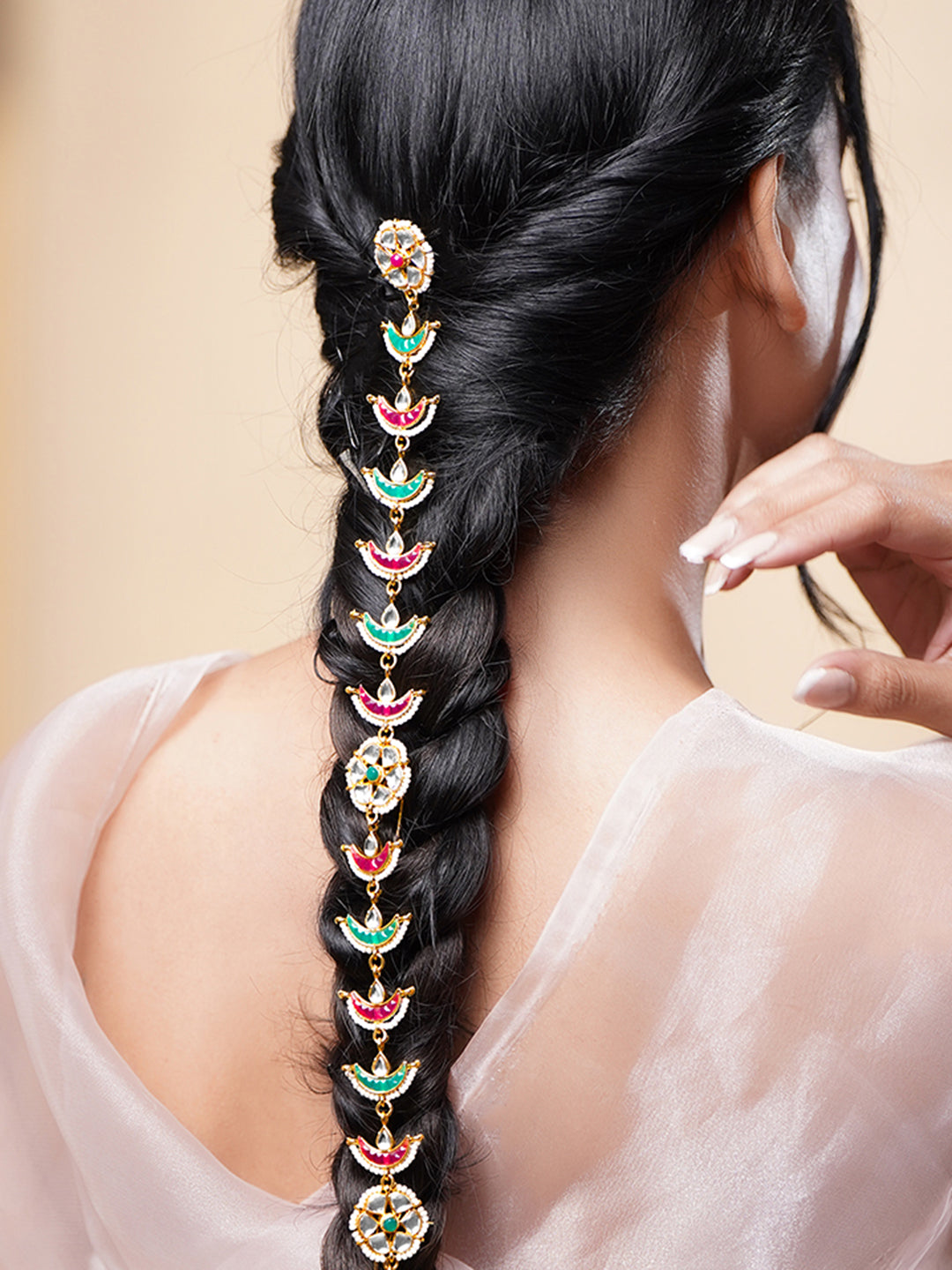 Royal Hues Festive Hair Brooch フリーサイズ