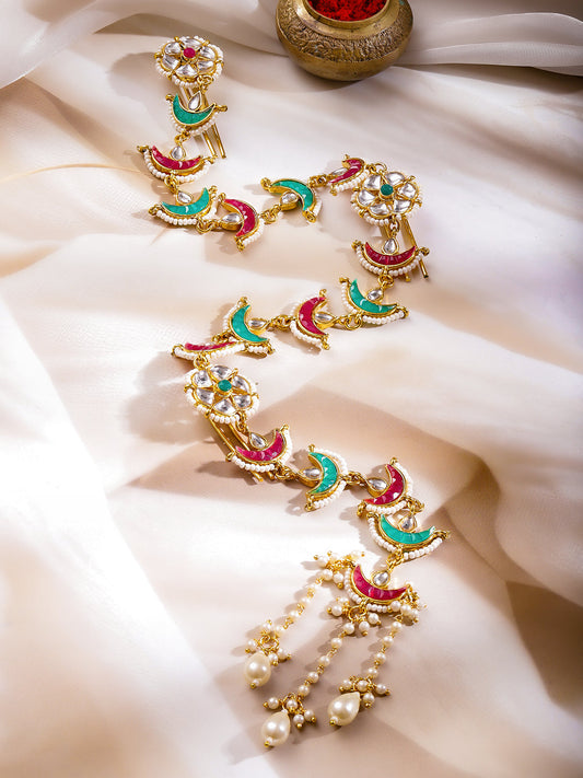 Royal Hues Festive Hair Brooch フリーサイズ