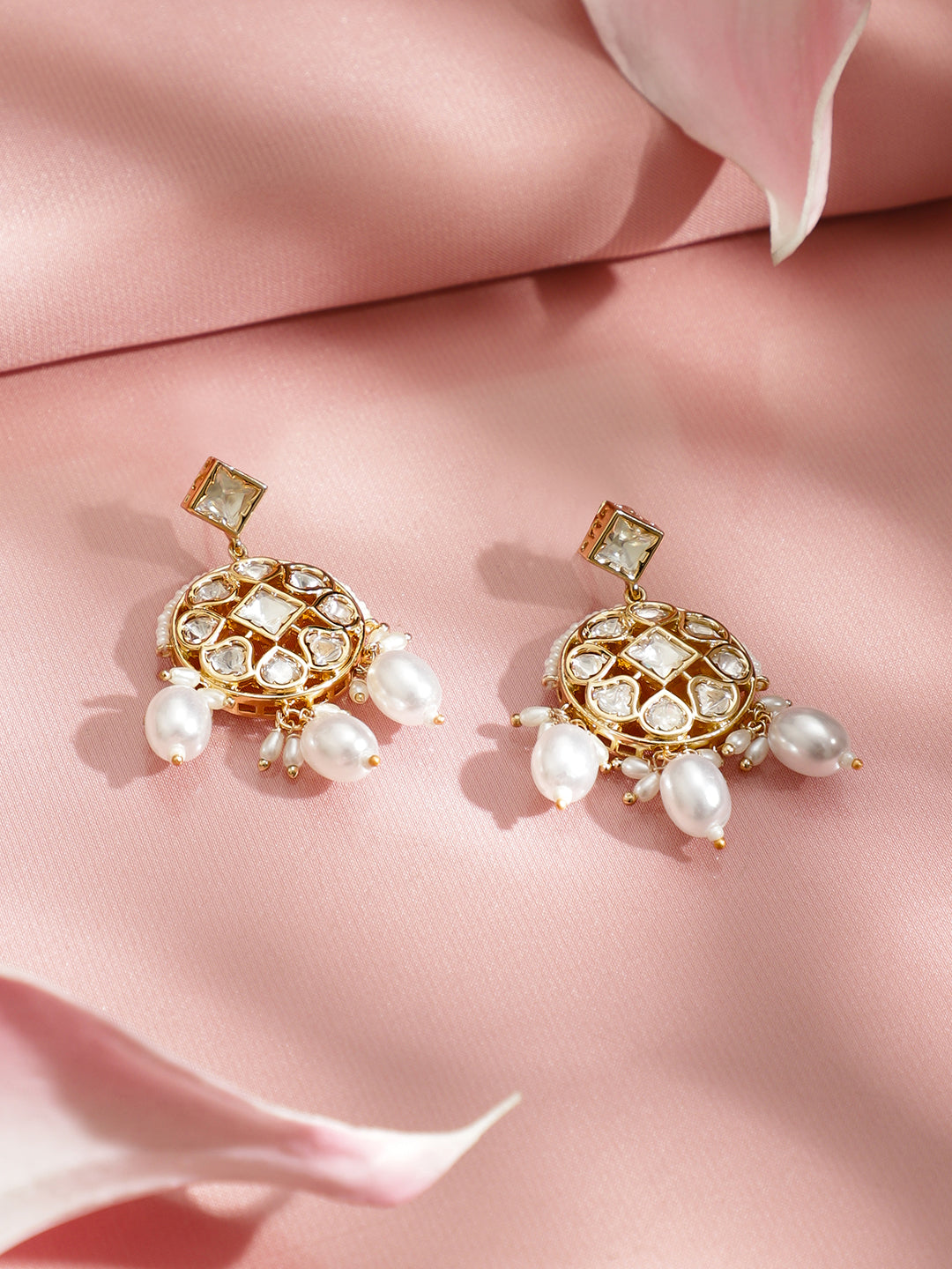 Gold Tone Kundan Choker Set フリーサイズ