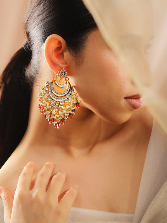 Pastel Symphony Dangler Earrings Gold