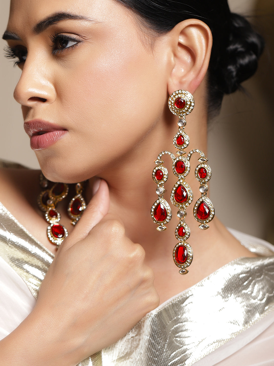 Ruby Spark Statement Danglers フリーサイズ