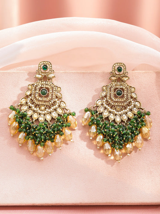 Royal Green Glow Danglers フリーサイズ