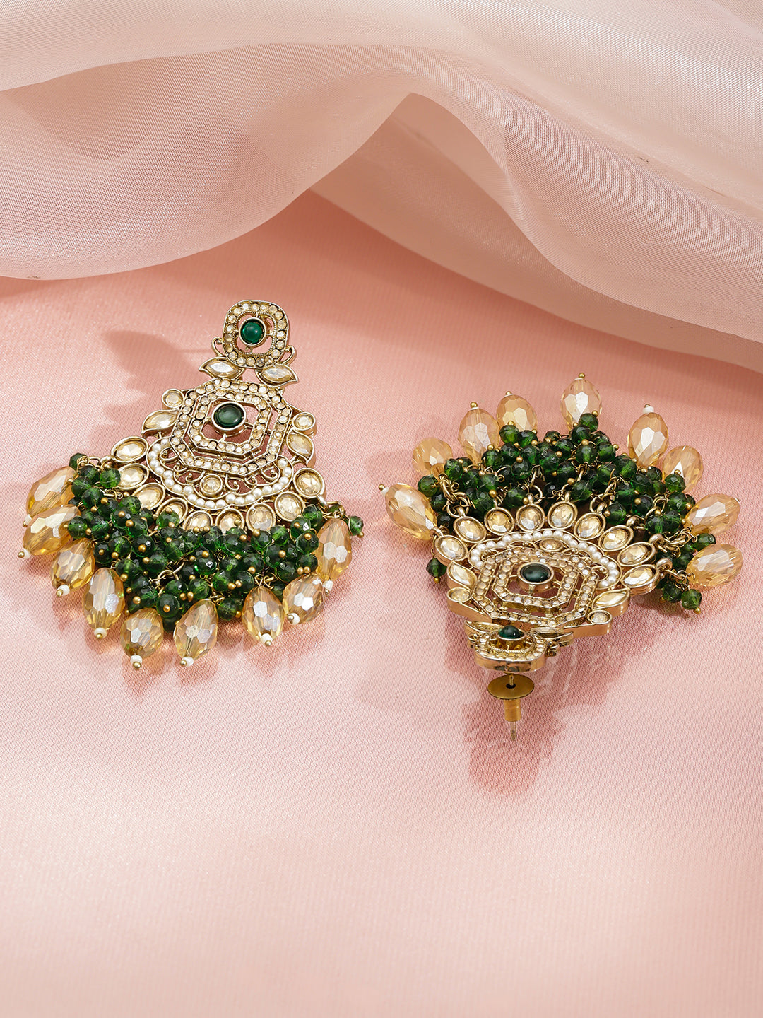 Royal Green Glow Danglers フリーサイズ