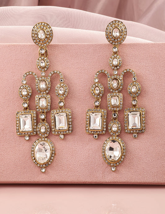 Fusion Hue Kundan Chandelier フリーサイズ