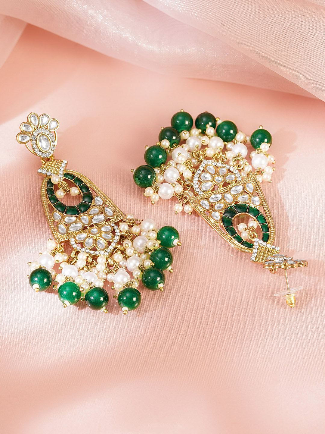 Emerald Dreams Chandelier Earrings Length - 9.5 cm