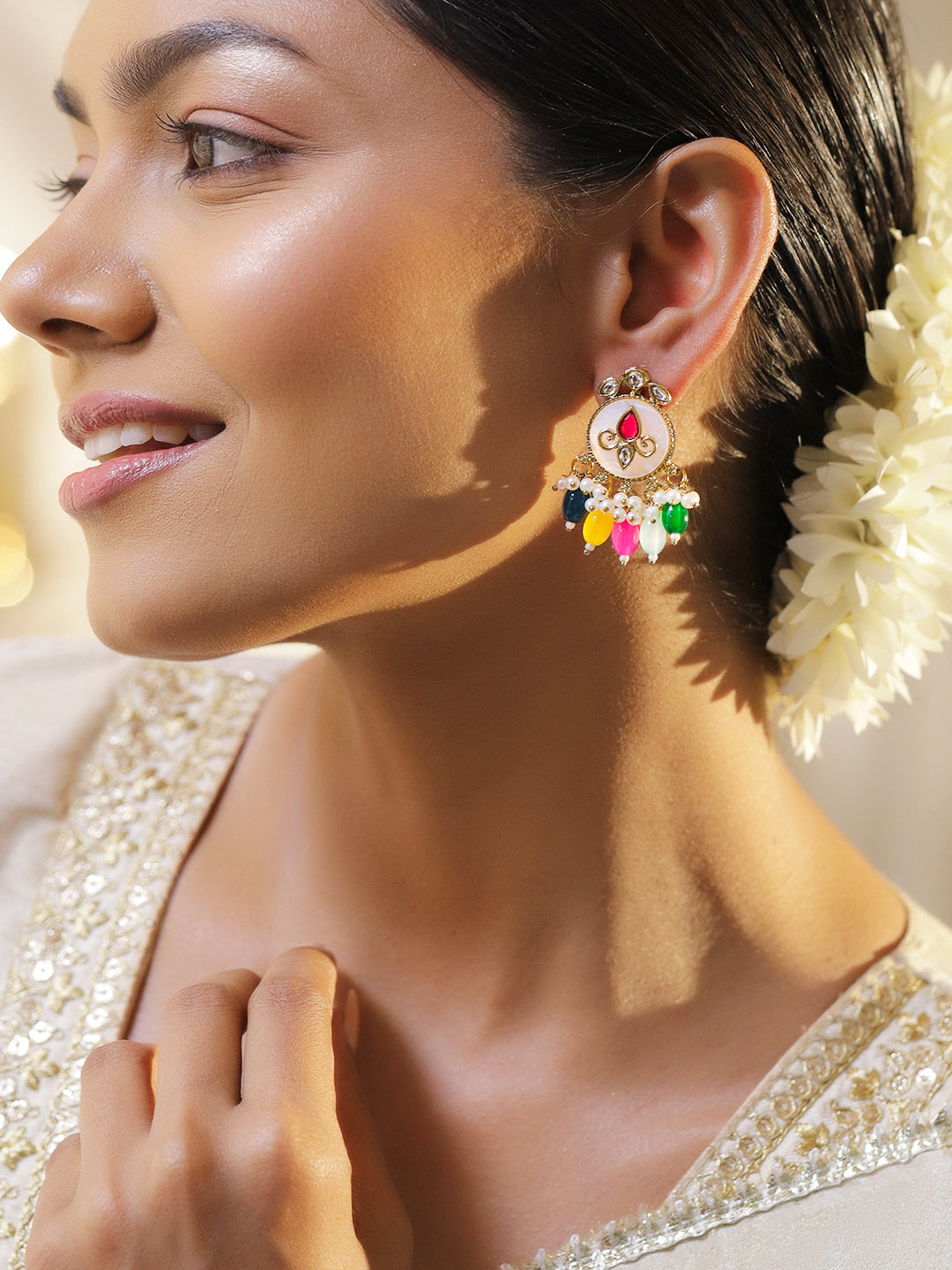 Vivid Gleam Earrings フリーサイズ