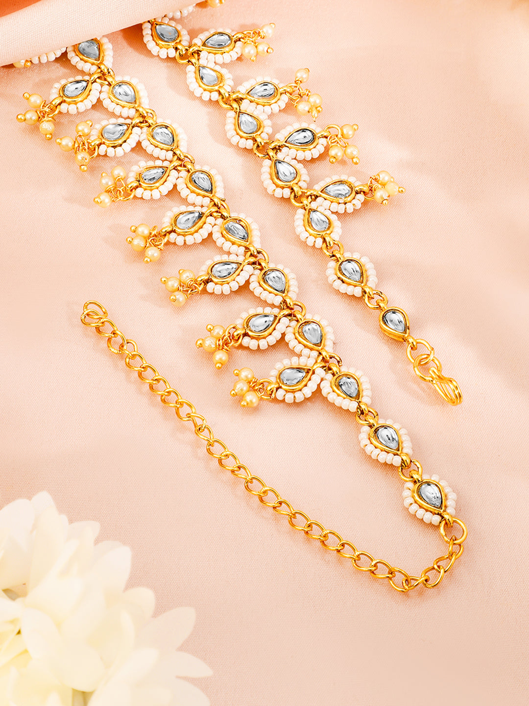 Royal Heritage Kundan Kamarbandh Gold
