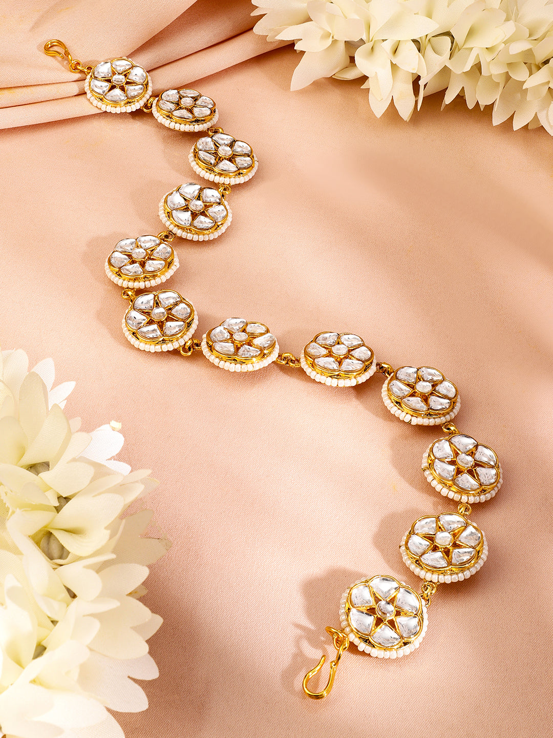Heritage Glow Kundan Sheeshphool Gold