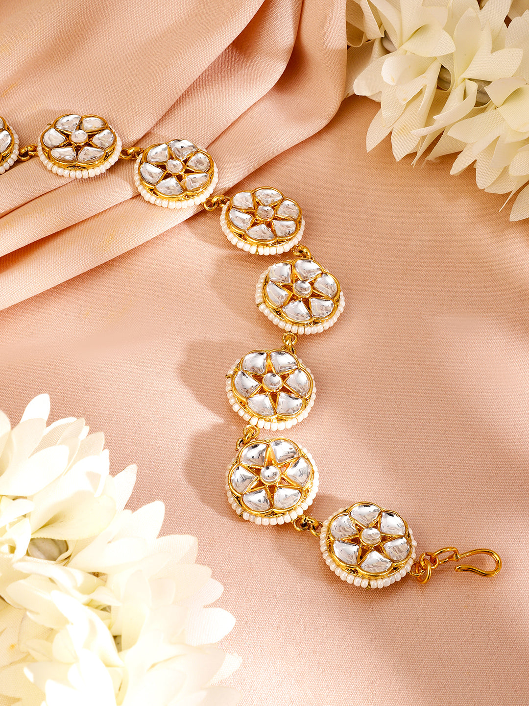 Heritage Glow Kundan Sheeshphool Gold