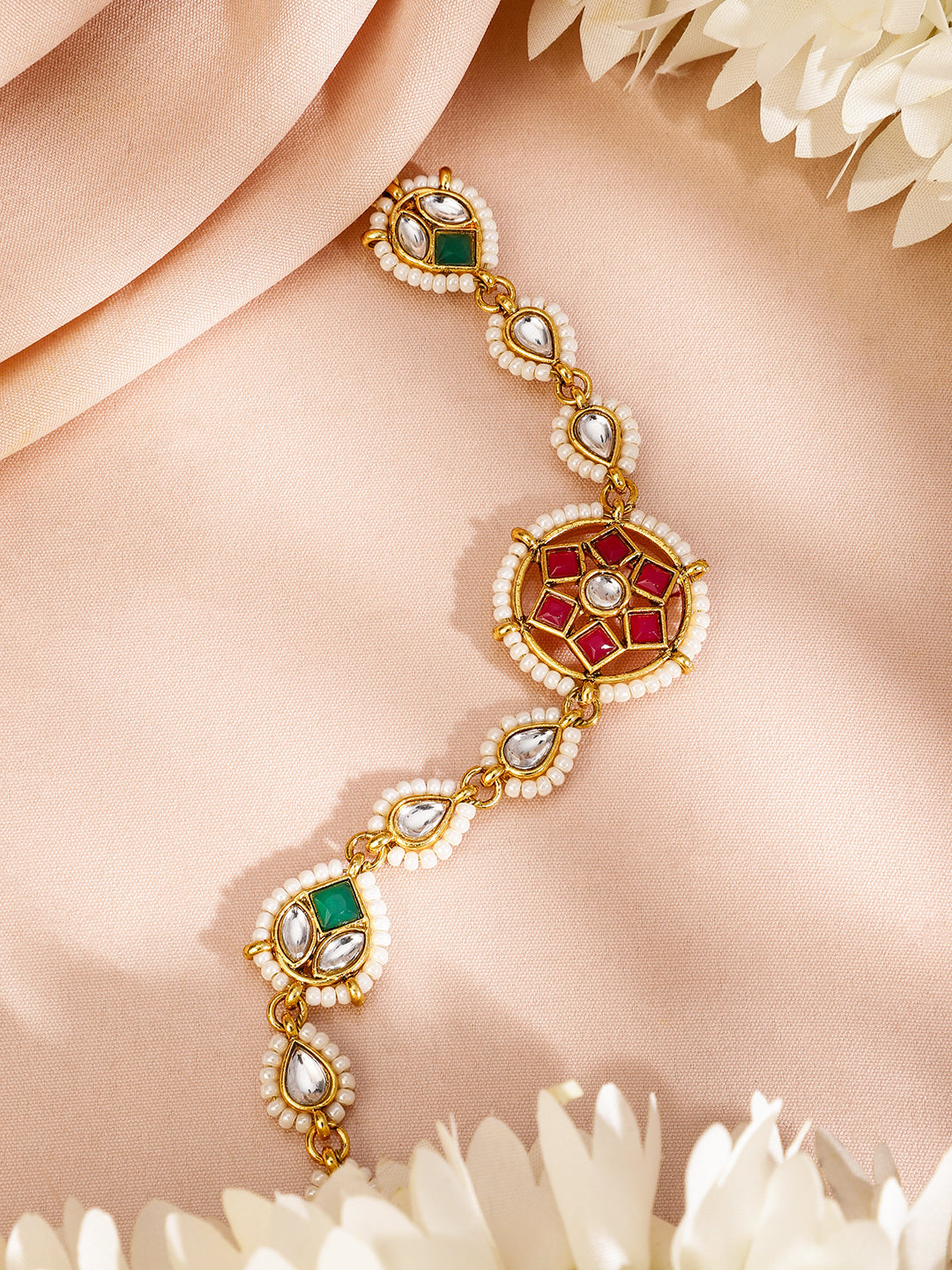 Whispers of Royal Bloom Sheeshphool Multicolor
