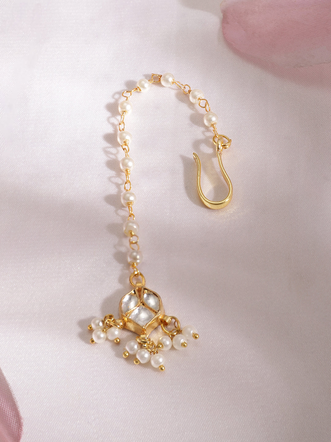 Radiant Kundan Maang Tikka Gold